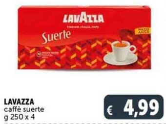 Deco Supermercati LAVAZZA caffè suerte g 250 x 4 offerta