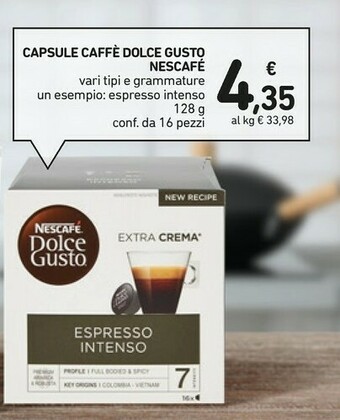 Conad Nescafe Capsule Caffe Dolce Gusto offerta