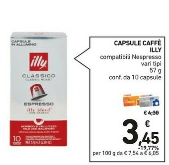 Conad Illy Capsule Caffe offerta