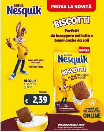 Deco Supermercati NESQUIK biscotto g 300 offerta