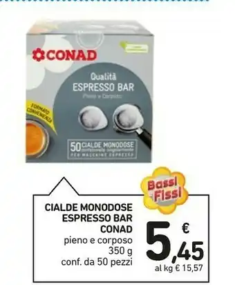 Conad Conad Cialde Monodoseespresso Bar offerta