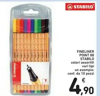 Conad Stabilo Fineliner Point 88 offerta