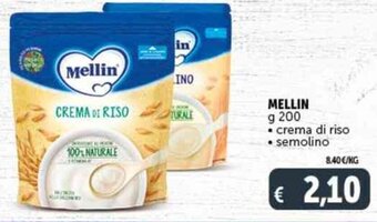 Deco Supermercati MELLIN g 200 • crema di riso • semolino offerta