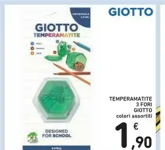 Conad Giotto Temperamatite 3 Fiore offerta