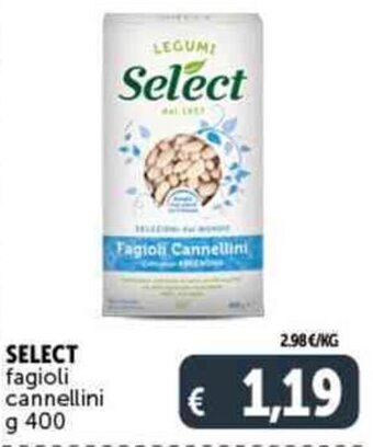 Deco Supermercati SELECT fagioli cannellini g 400 offerta