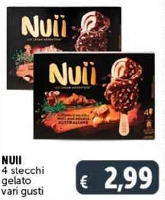 Deco Supermercati NUII 4 stecchi gelato vari gusti offerta