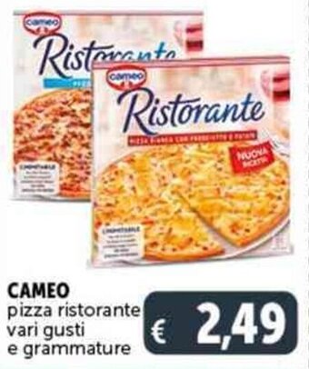 Deco Supermercati CAMEO pizza ristorante vari gusti e grammature offerta