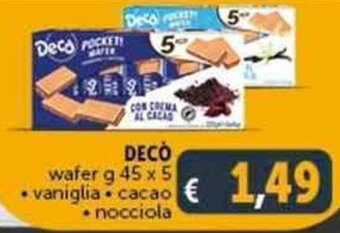 DECÒ wafer g 45 x 5