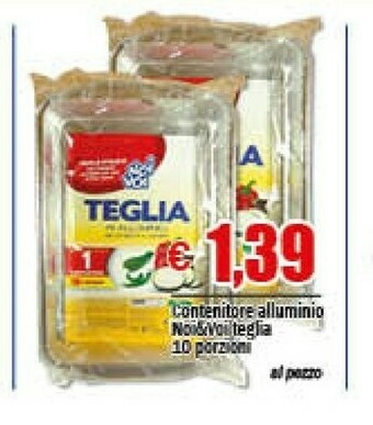Vaschette alluminio