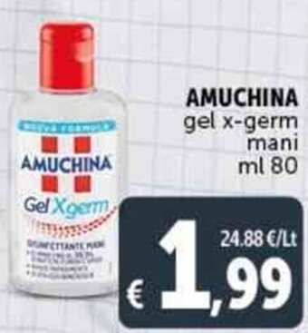 Deco Supermercati AMUCHINA gel x-germ mani ml 80 offerta