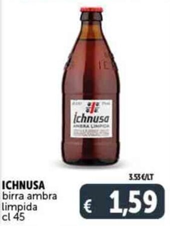 Deco Supermercati ICHNUSA birra ambra limpida cl 45 offerta