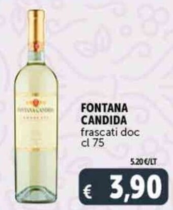 Deco Supermercati FONTANA CANDIDA frascati doc cl 75 offerta