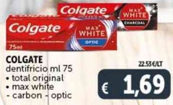 Deco Supermercati COLGATE dentifricio ml 75 offerta