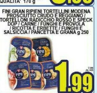 Gros Fini Modena Fini - I Ravioli Salsiccia E Funghi 250 G(ml) offerta
