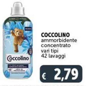 Deco Supermercati COCCOLINO ammorbidente concentrato vari tipi 42 lavaggi offerta