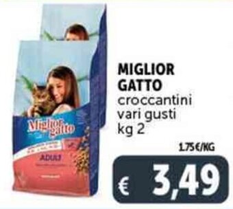 MIGLIOR GATTO croccantini vari gusti kg 2