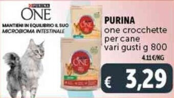 Deco Supermercati PURINA one crocchette per cane vari gusti g 800 offerta