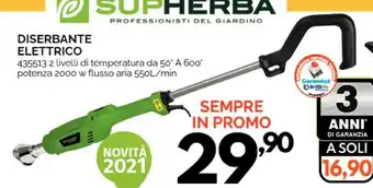 Orizzonte Supherba Diserbante Elettrico offerta