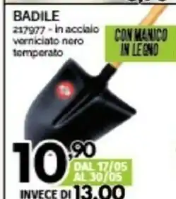 Orizzonte Badile Verniciato Nero Tomperato offerta