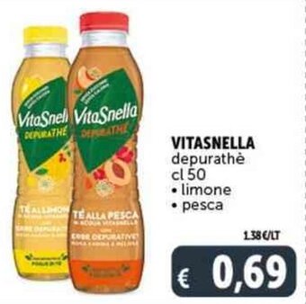 VITASNELLA depurathè cl 50 • limone • pesca