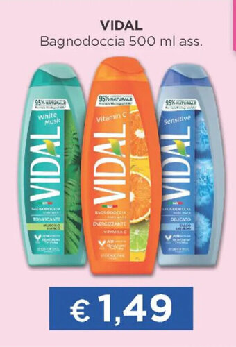 Acqua & Sapone VIDAL Bagnodoccia 500 ml ass. offerta