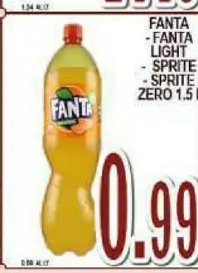 Sacoph Coca-Cola - Fanta Zero 1500 G(ml) offerta