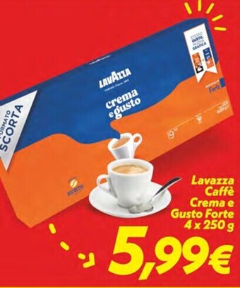 Iper Super Conveniente Lavazza Caffè Crema e Gusto Forte 4 x 250 g offerta