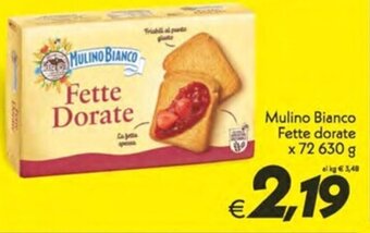 Iper Super Conveniente Mulino Bianco Fette dorate x 72 630 g offerta