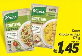 Iper Super Conveniente Knorr Risotto vari tipi 175 g offerta
