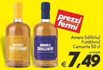 Iper Super Conveniente Amaro Sdilliriu/ Futtitinni/ Camurria 50 cl offerta