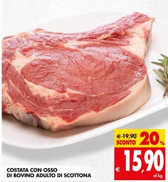 Tigros Costata con osso di bovino adulto di scottona offerta