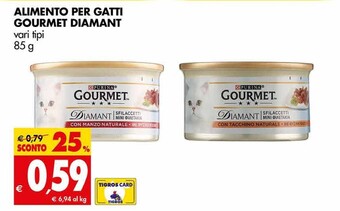 Tigros Purina alimento per gatti gourmet diamant offerta