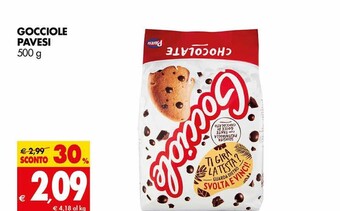 Tigros Pavesi gocciole offerta