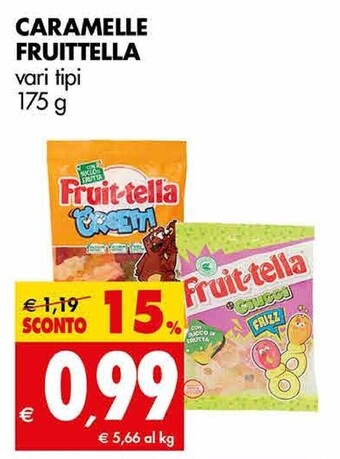 Tigros Fruittella caramelle offerta