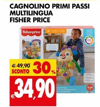Tigros Fisher price cagnolino primi passi multilingua offerta