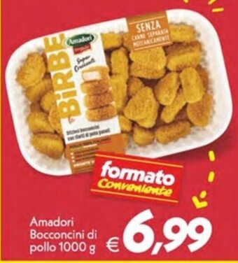 Iper Super Conveniente Amadori Bocconcini di pollo 1000 g offerta