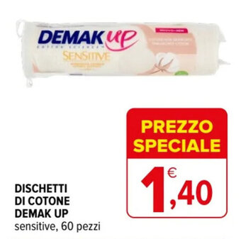 Iperal DISCHETTI DI COTONE DEMAK UP sensitive, 60 pezzi offerta