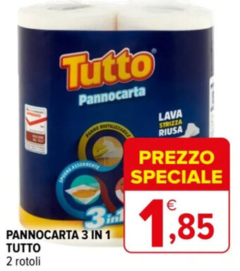 PANNOCARTA 3 IN 1 TUTTO 2 rotoli