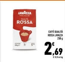Conad City Lavazza caffe qualita rossa offerta