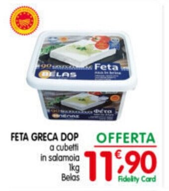 D'Ambros FETA GRECA DOP 1 kg Belas offerta