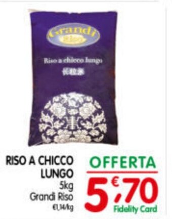 RISO A CHICCO LUNGO 5 kg Grandi Riso