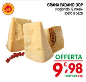 D'Ambros GRANA PADANO DOP stagionato 12 mesi+ scelto a pezzi offerta