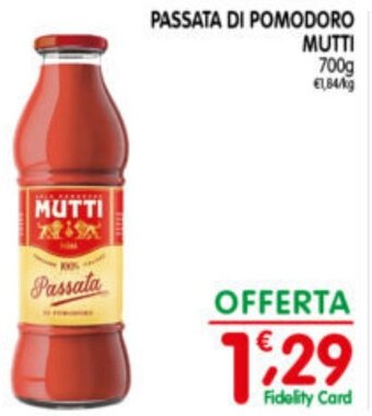 PASSATA DI POMODORO MUTTI 700 g
