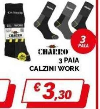 Orizzonte CHARRO 3 PAIA CALZINI WORK offerta