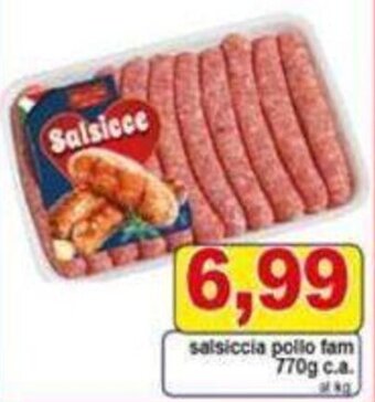 Pewex salsiccia pollo fam 770g c.a. offerta