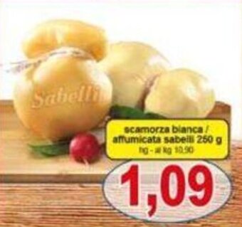 Pewex scamorza bianca/ affumicata sabelll 250 g offerta