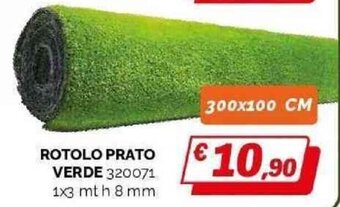 Orizzonte ROTOLO PRATO VERDE 320071 1x3 mth 8 mm offerta