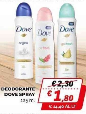 DEODORANTE DOVE SPRAY 125 ml