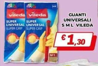 Orizzonte GUANTI UNIVERSALI S M L VILEDA offerta