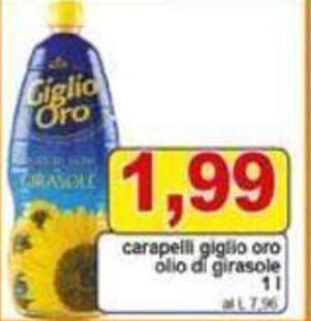 Pewex carapelli giglio oro olio di girasole 1 l offerta